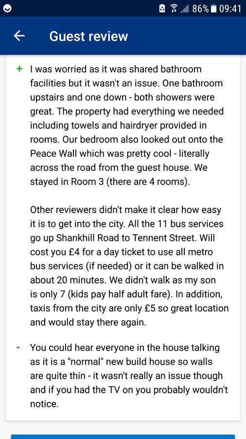 Lawnbrook Town House Hotel Belfast Eksteriør billede